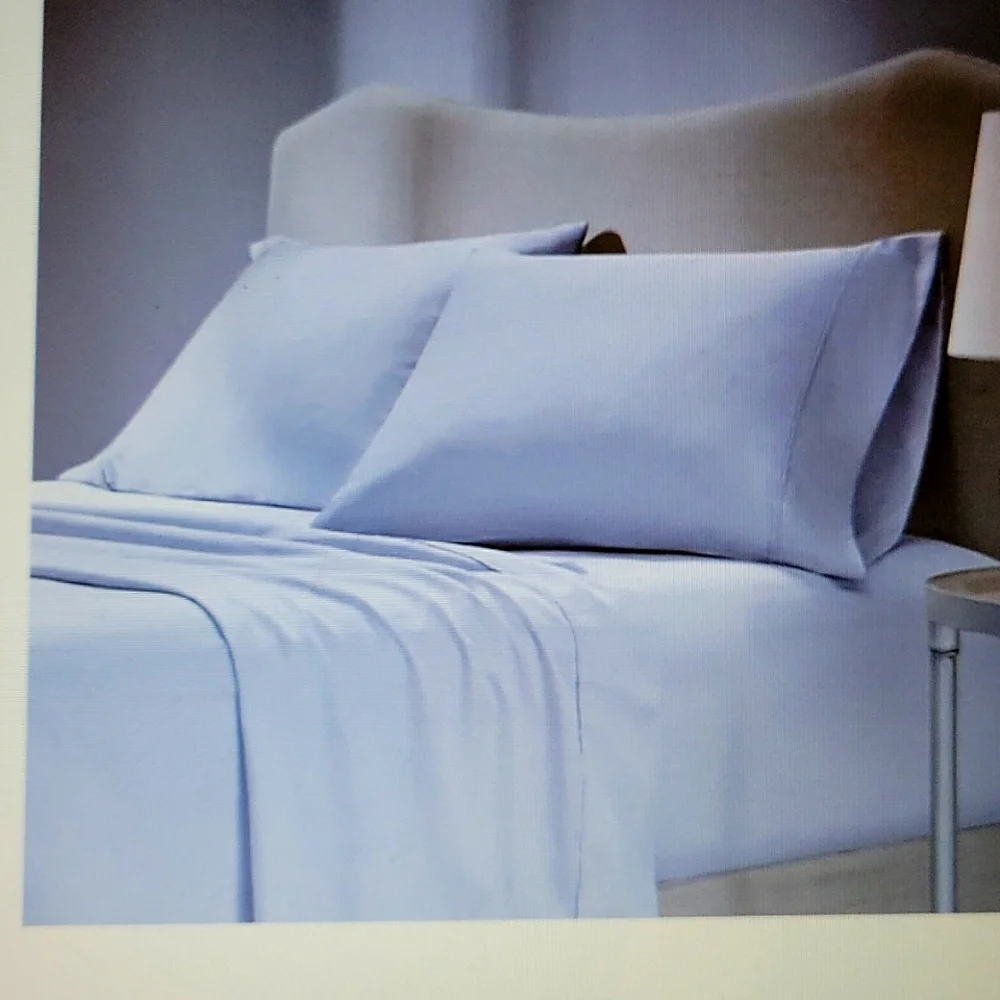 Madison Park Essentials 1200 thread ct King HEIQ Smart Temp sheet set Gray New…